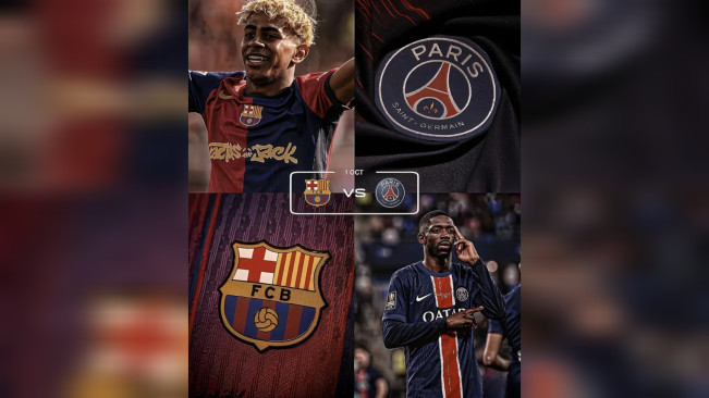 Barcelona vs PSG. [Instagram]